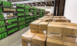 STERN-Fotoarchiv in München eingetroffen: Präsentation der Schenkung in der Bayerischen Staatsbibliothek mit Staatsminister Bernd Sibler