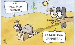 Rückblende 2021: Karikaturist Kostas Koufogiorgos holt zweiten Platz